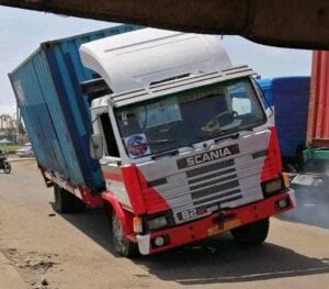 Togo/Insécurité Routière : Un Grave Accident De Container Éviter De Justesse