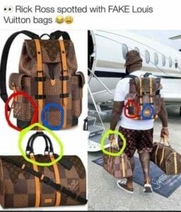 Rick Ross Moqué À Cause De Ses Faux Sacs Louis Vuitton