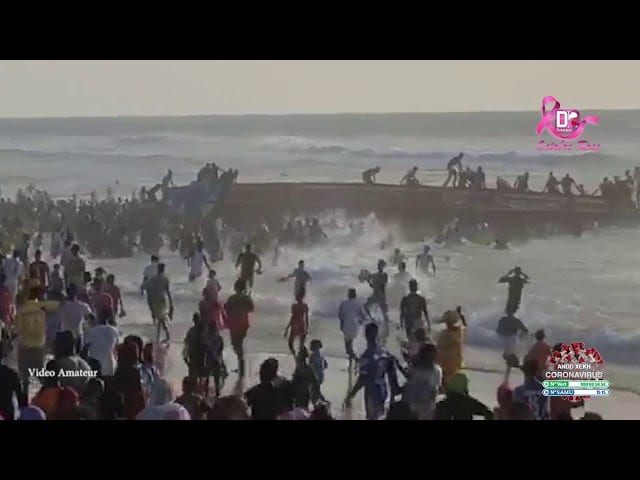 Sénégal : Une Pirogue De Migrants Échoue Et Fait 2 Morts (Vidéo)
