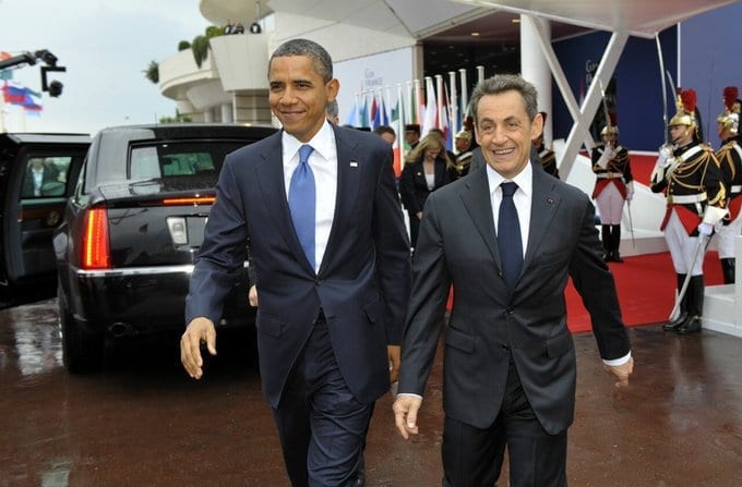 Barack Obama Clashe Nicolas Sarkozy