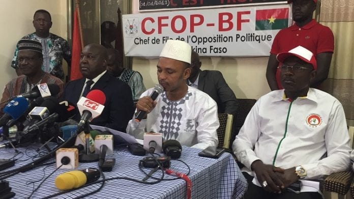 Burkina/ L’opposition Ne Reconnait Pas Les Résultats Provisoires
