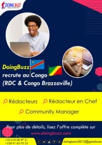 Doingbuzz.com Recrute Pour Plusieurs Postes Au Congo