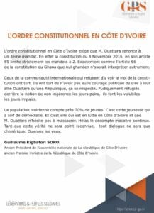 Côte D'Ivoire : Guillaume Soro Tacle La Communauté Internationale