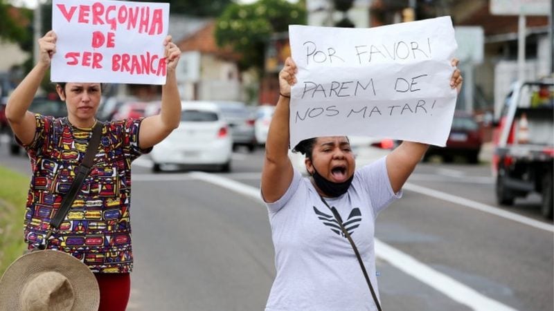 Le Meurtre D&Rsquo;Un Noir Au Brésil Déclenche Des Manifestations