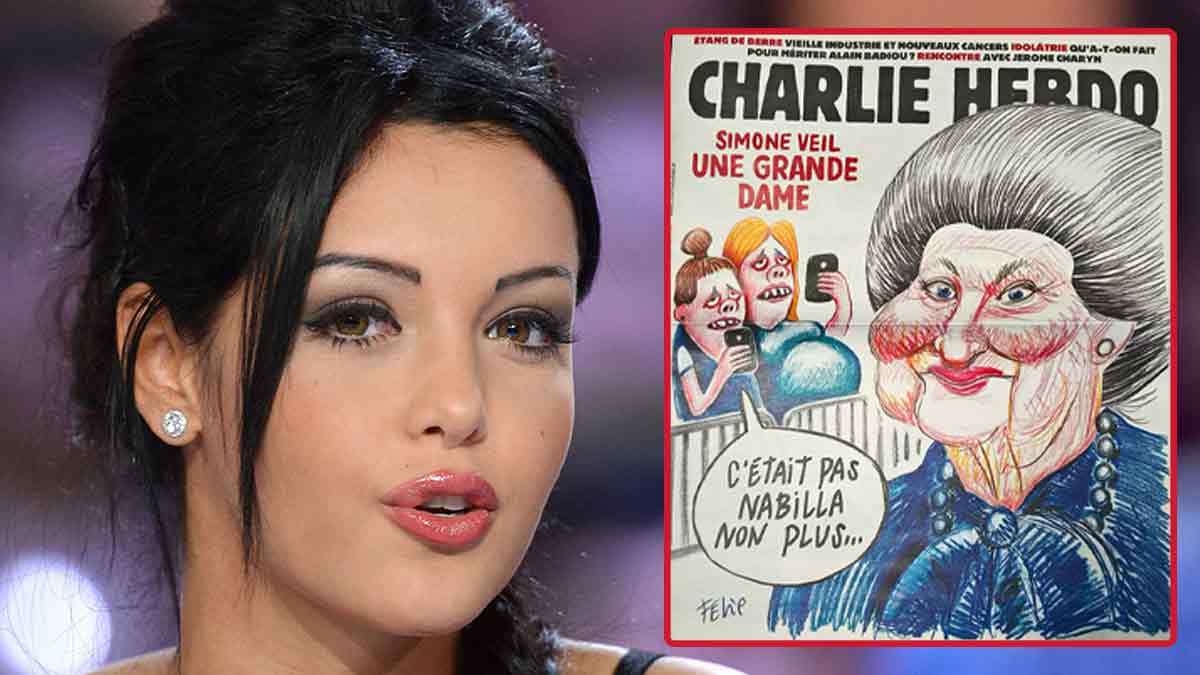 Nabilla Heurté Par Cette Caricature De Charlie Hebdo , Elle Pousse Un Coup De Gueule Sur La Toile