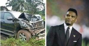 Samuel Eto&Rsquo;O Victime D&Rsquo;Un Grave Accident De La Route(Photos)