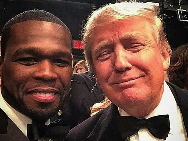 Usa 50 Cent Veut Mettre Trump En Prison Sil Perd Les Elections Doingbuzz