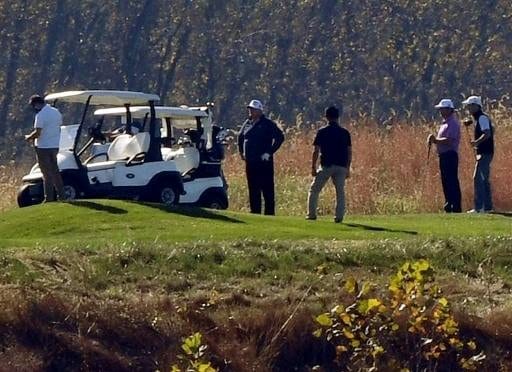 Usa/Présidentielle 2020 : Trump Jouait Au Golf Lorsqu&Rsquo;Il A Appris Sa Défaite