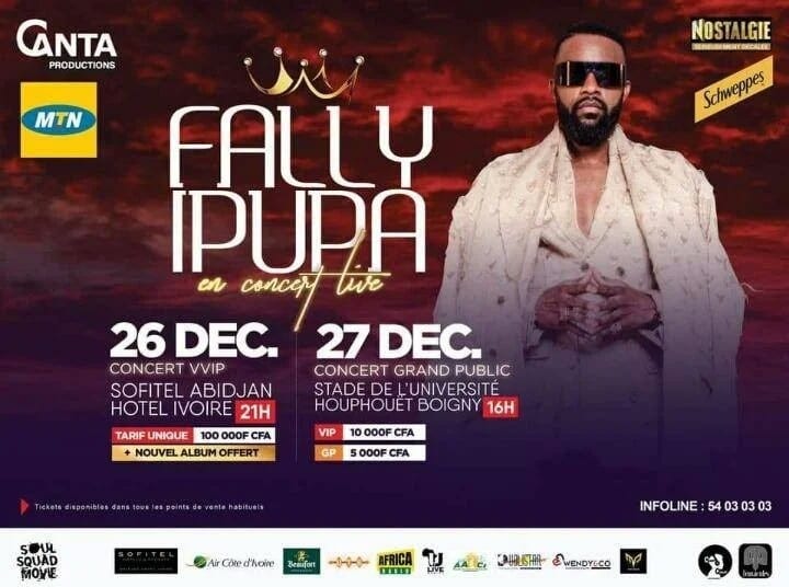 Fally Ipupa En Concert A Abidjan Le Prix Du Ticket Choque Les Internautes Doingbuzz1