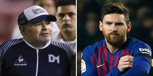 Lionel Messi Reçoit Un Message Fort Son Hommagemaradona
