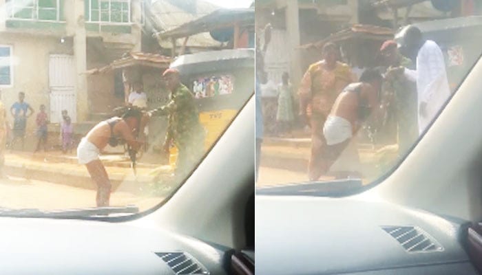 Nigeria: Un soldat bat et déshabille une femme pour “ habillement indécent ” (vidéo)