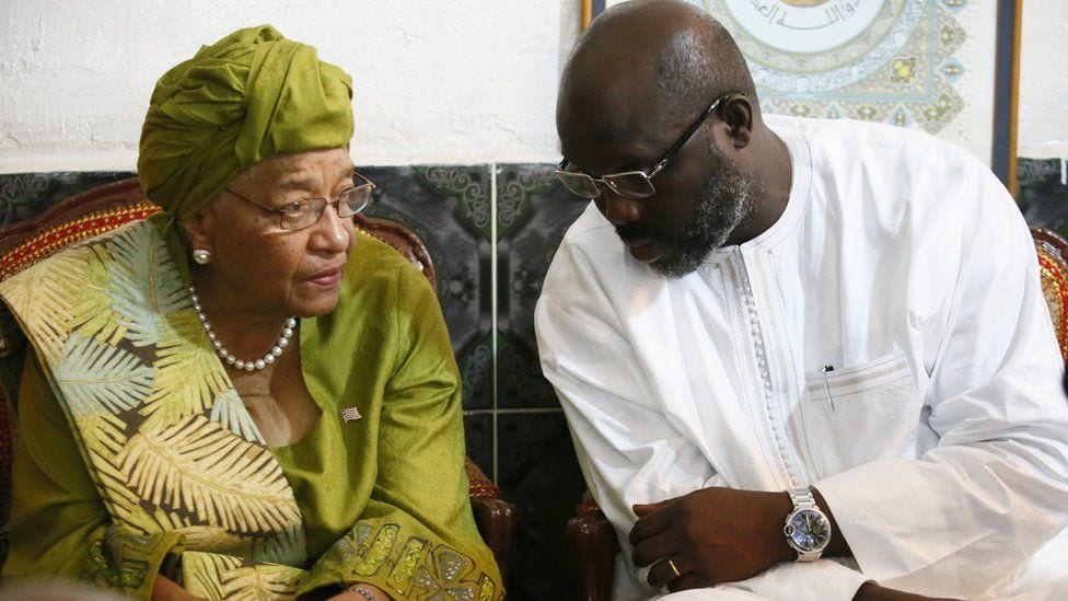 Libéria : Clash Entre Le Président Georges Weah Et Ellen Johnson Sirleaf