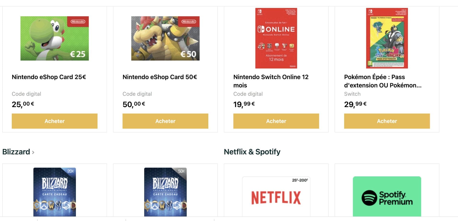 Startselect, Solution Pour Acheter Des Jeux Et Netflix Abonnement En Ligne