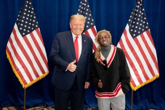 Donald Trump Gracié Les Rappeurs Lil Waynekodak Black
