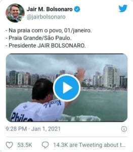 IMG 20210104 WA0026 263x300 - Brésil : le président Bolsonaro se rapproche de la population par la nage