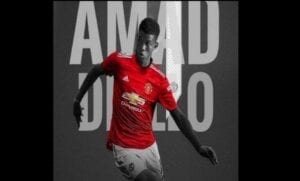 Manchester United Annonce La Signature De L’ivoirien Amad Diallo