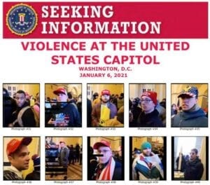 Wanted : Le Fbi Lance Des Avis De Recherche Pour Retrouver Les Insurgés Du Capitole