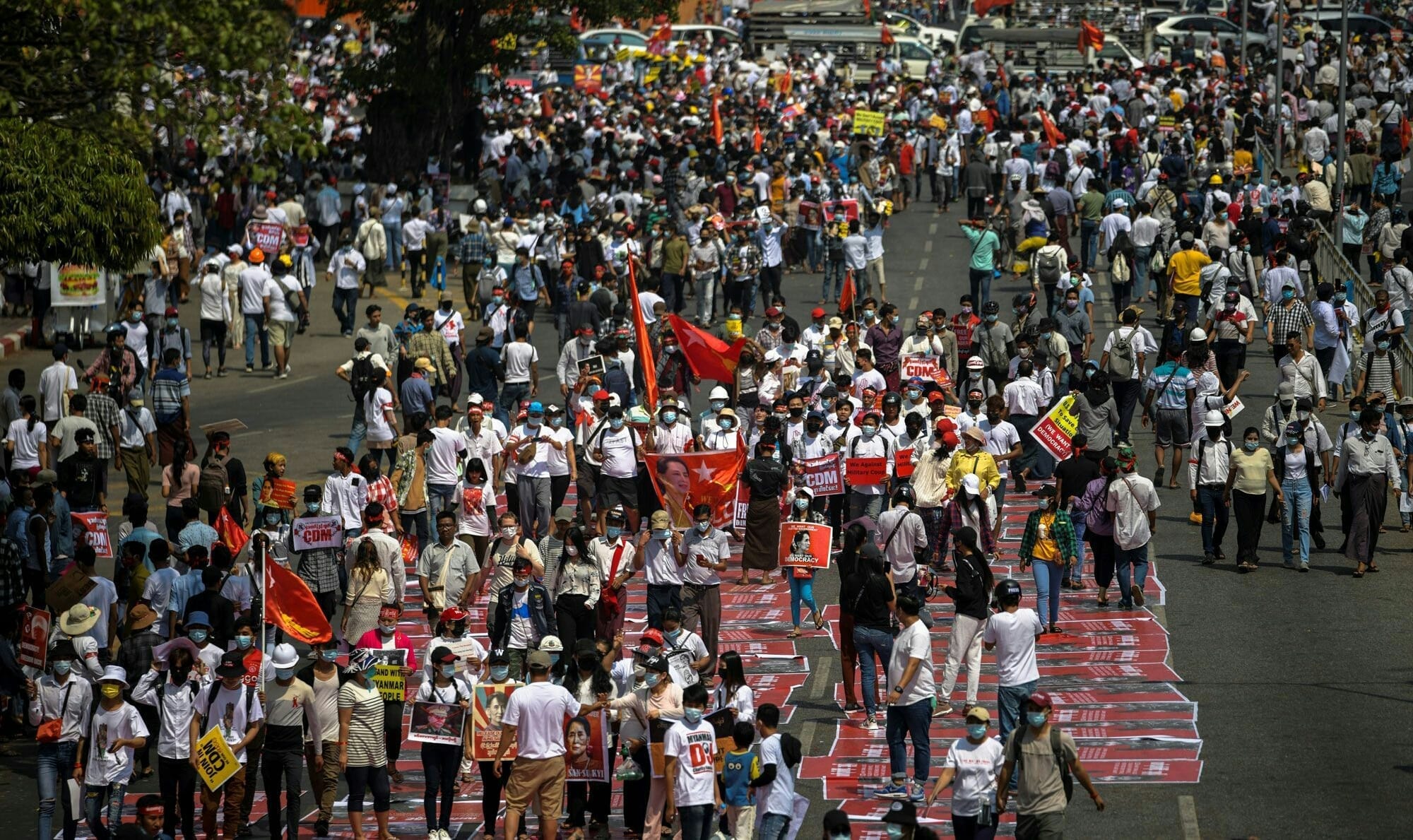 Birmanie : La Junte Avertit Les Manifestants Qu&Rsquo;Ils Risquent De Mourir