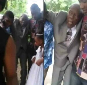 Cameroun : Le Président Du Sénat, Incapable De Marcher Aperçu À Un Mariage (Photo)