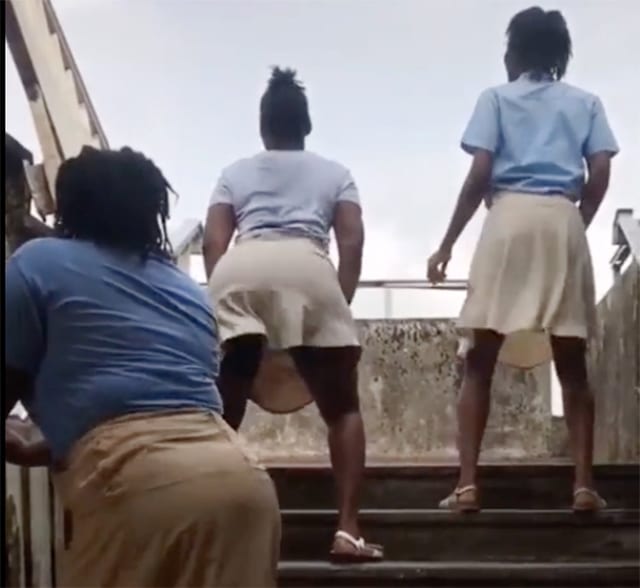 Gabon les lyceens dansant le Twerk liberes doingbuzz