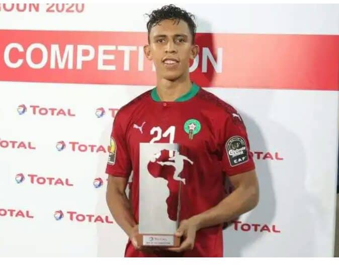 IMG 20210208 WA0002 - CHAN 2021: le marocain Rahimi élu meilleur buteur et joueur de la compétition