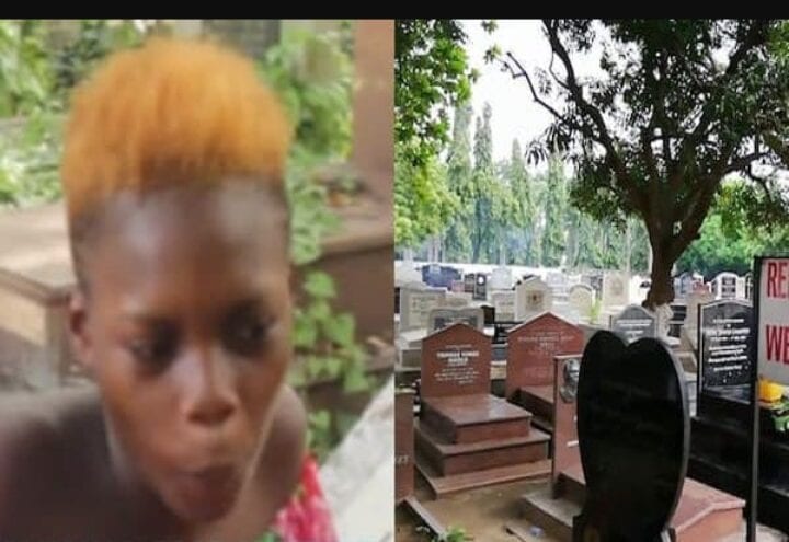 Ghana : Elle vit dans un cimetière avec son petit ami