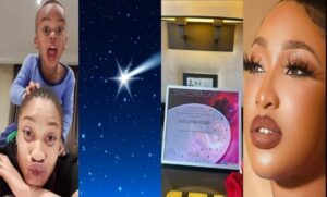 Tonto Dikeh Offre Une Vraie Étoile Dans Le Ciel À Son Fils Pour Son 5E Anniversaire: Photos