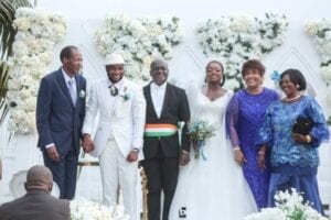 Côte D’ivoire :  Blaise Compaoré Aperçu Au Mariage De Sa Filleule