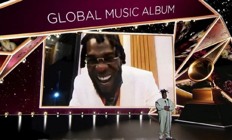 Grammy Awards 2021Burna Boy Remporte Le Prixbest Globa Music Album Vidéo
