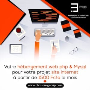 Payez Votre Hébergement Web À 1500 Fcfa Le Mois Chez 3Vision-Group