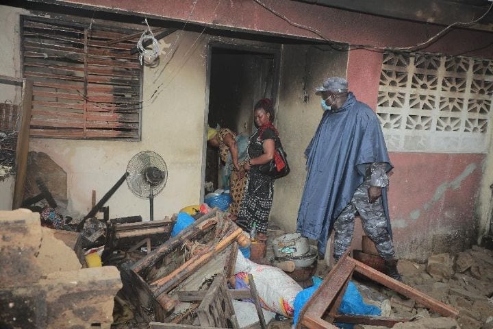 Côte D&Rsquo;Ivoire : L&Rsquo;Explosion D&Rsquo;Un Entrepôt De Gaz Fait Effondrer Un Immeuble Habité