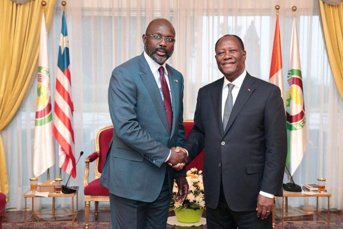 Liberia : Weah S’engage À Empêcher Les Attaques Rebelles Contre La Côte D’ivoire