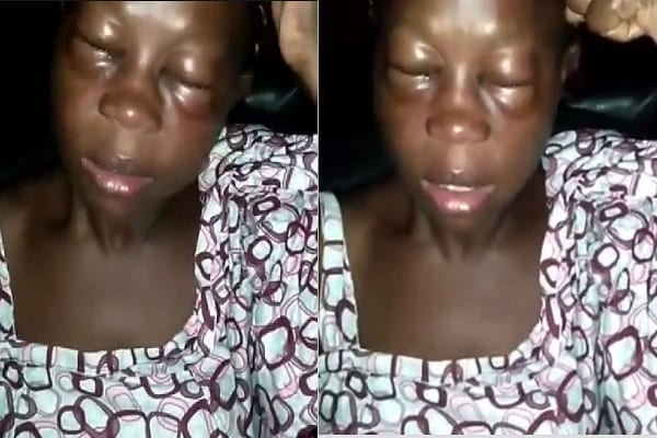 Nigeria Un Homme Bat Sa Femme Commencé Un Petit Commerce Son Consentement