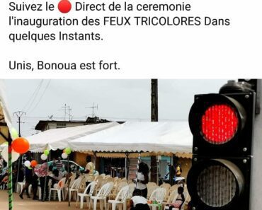 Côte d’Ivoire : Un feu tricolore inauguré en grande pompe