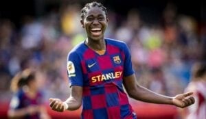 Asisat Oshoala Championne D’espagne Avec Le Barça