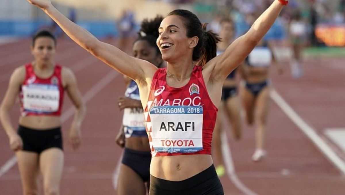 Athlétisme : Rabab Arafi décroche l’argent au 1500 mètres