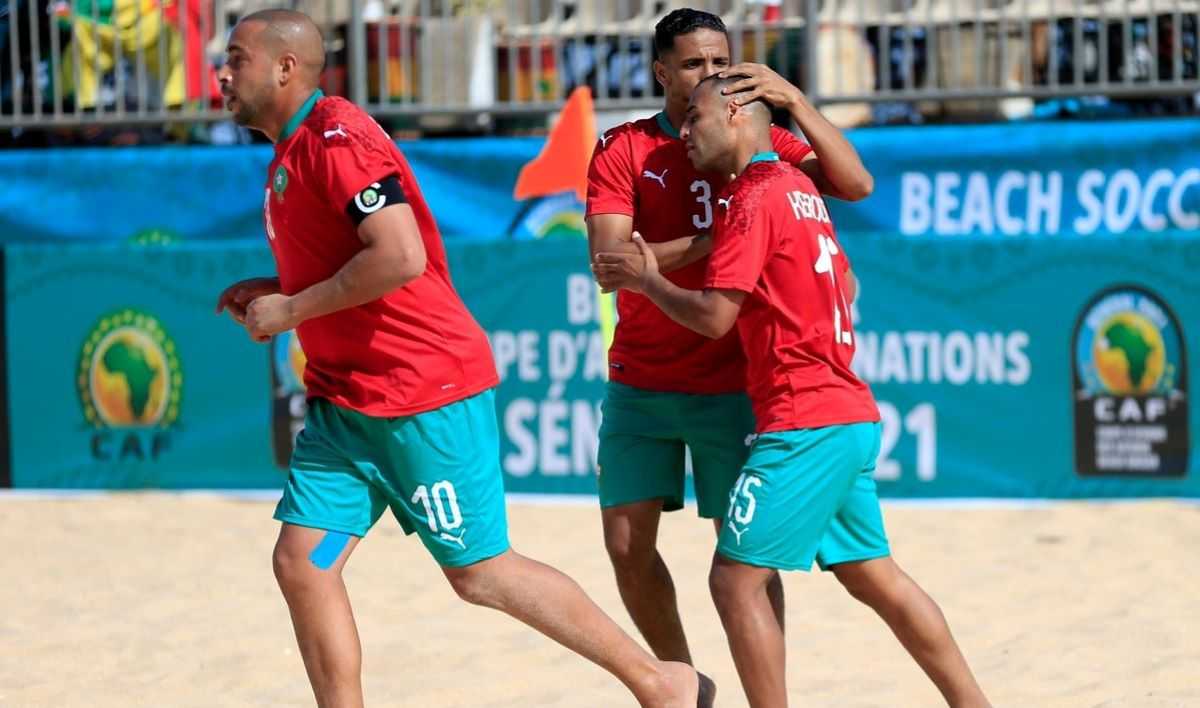Beach Soccer : Mozambique / Maroc, Un Choc De Titans