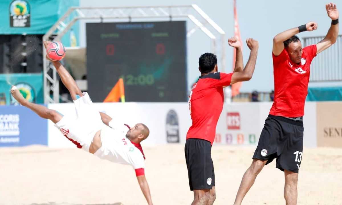 Beach Soccer Le Maroc Écarteegyptesénégal