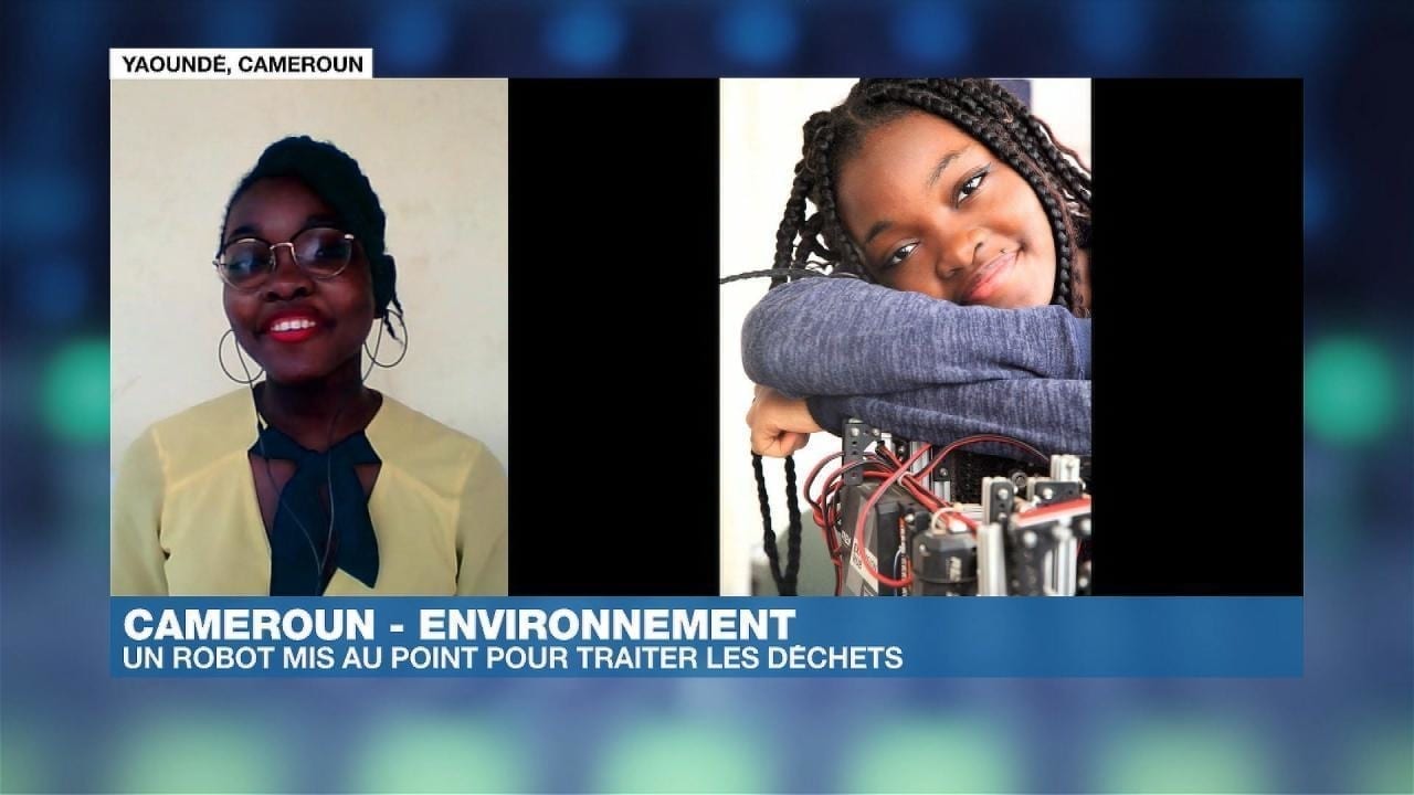 Cameroun A 18 Ans Elle Concoit Un Robot Pouvant Recycler Les Ordures Doingbuzz 1