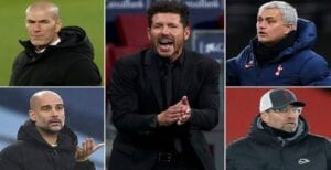 Classement Top 50 Des Meilleurs Entraineurs Du Monde… Klopp 4É, Mourinho 19É, Zidane 21É