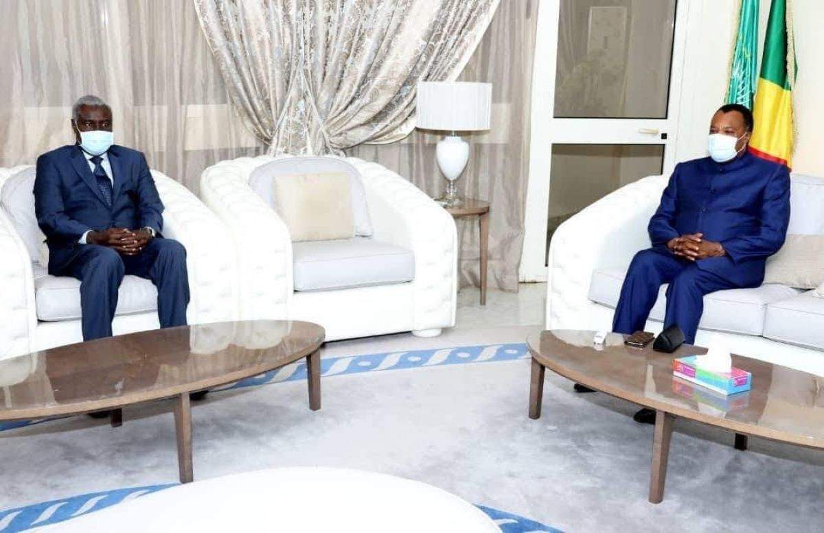 Congo : Ce Qu’il Faut Savoir Sur L’entretien Entre Moussa Faki Et Denis Sassou N’guesso