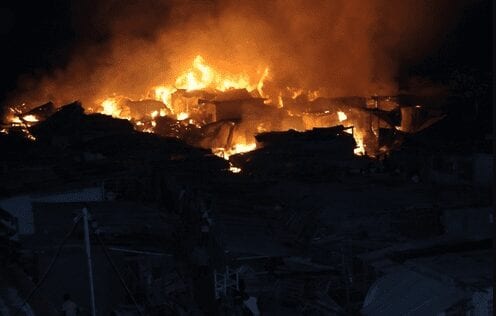 Côte D’ivoire : L’un Des Plus Célèbres Marchés D’adjamé Ravagé Par Le Feu