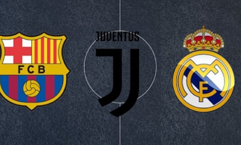 Le Real Madrid Le Barca Juventus Déclaration Avertissement Uefa