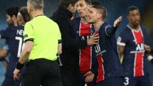 Football/Ligue Des Champions: Après L&Rsquo;Échec, Les Joueurs Du Psg Accusent L’arbitre