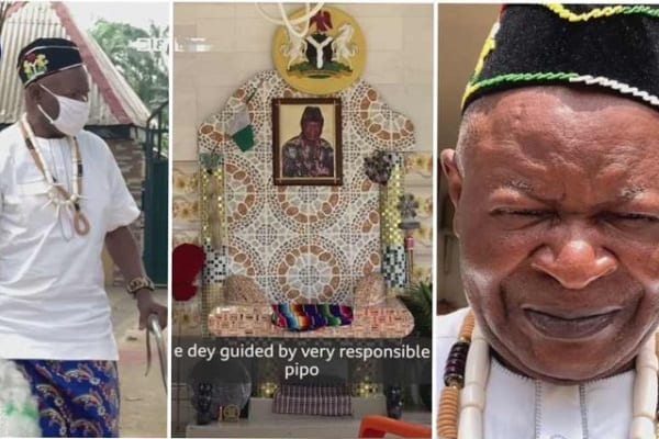 Nigeria Il Construit Sa Tombe Son Monument Célèbre Ses Funérailles Avant Sa Mort