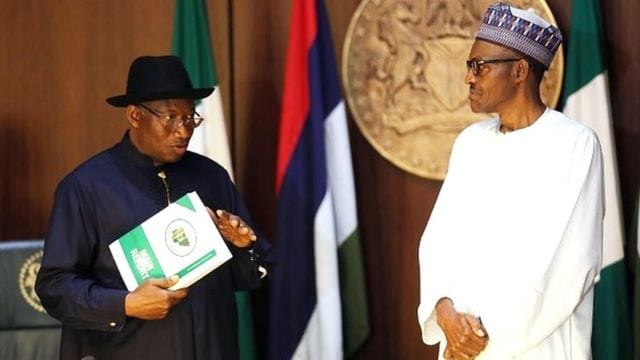 Situation Au Mali Le President Buhari En Discute Avec Goodluck Jonathan Doingbuzz