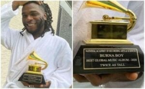 Burna Boy Doublement Nommé Aux Grammys 2023