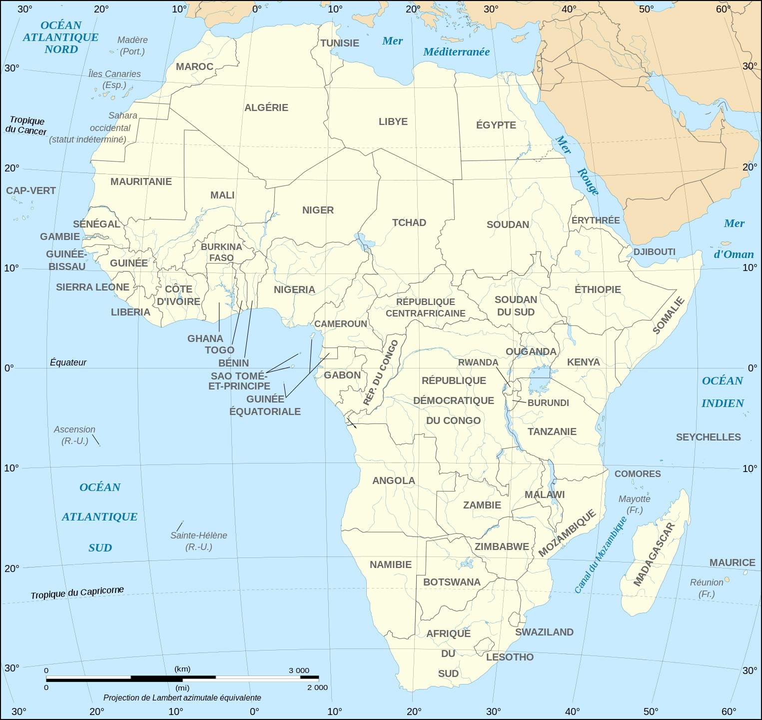Carte dAfriqueleurs payscompose - Voici la nouvelle carte d'Afrique et les pays qui la compose