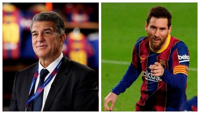 Le Président Du Barça, Joan Laporta, Révèle Pourquoi Le Nouveau Contrat De Messi N’est Toujours Pas Signé