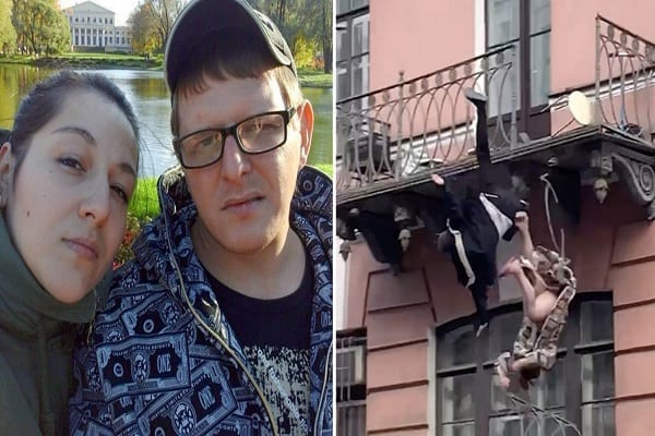 Russie un couple tombe balcon lors dune dispute  - Russie : un couple tombe d’un balcon lors d’une dispute (vidéo)